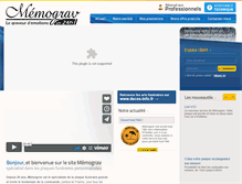 Tablet Screenshot of memograv.fr